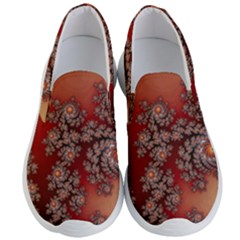 Fractal Rendering Pattern Abstract Men s Lightweight Slip Ons