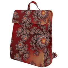 Fractal Rendering Pattern Abstract Flap Top Backpack