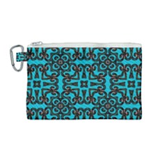 Pattern Seamless Ornament Abstract Canvas Cosmetic Bag (Medium)