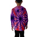 Fractal Abstract Background Spiral Kids  Hooded Windbreaker View2