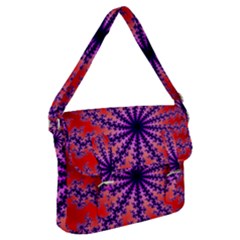 Fractal Abstract Background Spiral Buckle Messenger Bag