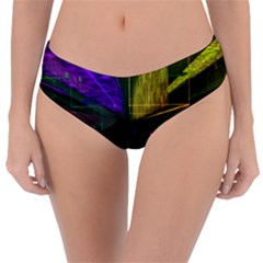 Data City Large Fiction Digital Reversible Classic Bikini Bottoms by Pakrebo