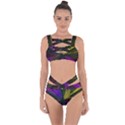 Data City Large Fiction Digital Bandaged Up Bikini Set  View1