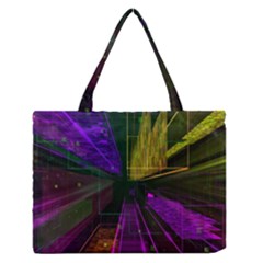 Data City Large Fiction Digital Zipper Medium Tote Bag by Pakrebo