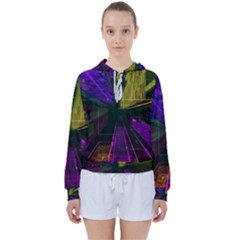 Data City Large Fiction Digital Women s Tie Up Sweat by Pakrebo