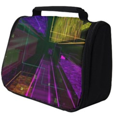 Data City Large Fiction Digital Full Print Travel Pouch (big) by Pakrebo