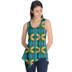 Seamless Wallpaper Digital Patterns Sleeveless Tunic