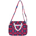 Seamless Wallpaper Digital Pattern Red Blue Rope Handles Shoulder Strap Bag View3