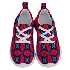 Seamless Wallpaper Digital Pattern Red Blue Running Shoes by Pakrebo