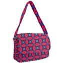 Seamless Wallpaper Digital Pattern Red Blue Courier Bag View1