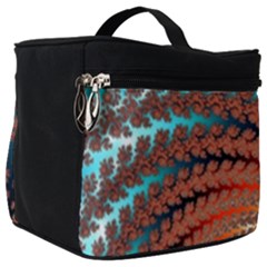 Fractal Spiral Abstract Design Make Up Travel Bag (big) by Pakrebo