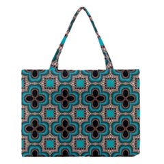 Seamless Wallpaper Pattern Ornament Pattern Medium Tote Bag by Pakrebo