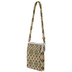 Seamless Wallpaper Geometric Yellow Multi Function Travel Bag by Pakrebo