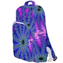 Fractal Abstract Background Digital Double Compartment Backpack View1