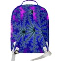 Fractal Abstract Background Digital Double Compartment Backpack View3