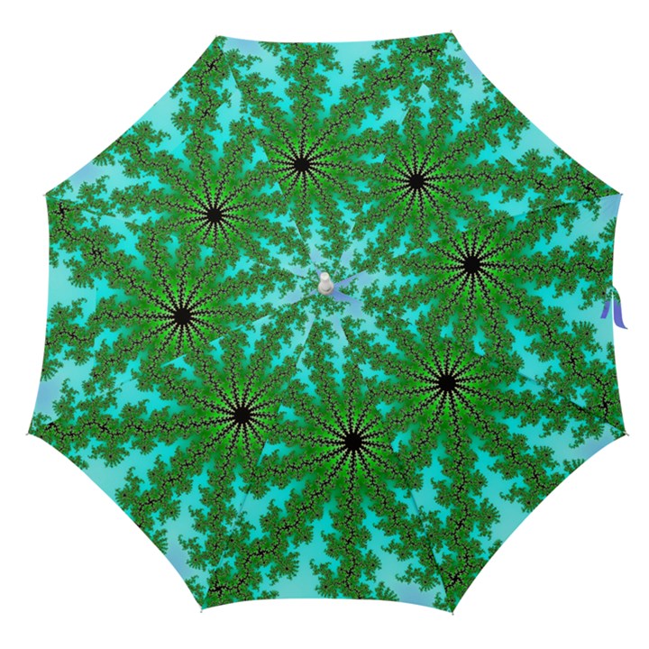 Fractal Abstract Rendering Straight Umbrellas