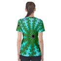 Fractal Abstract Rendering Women s Cotton Tee View2