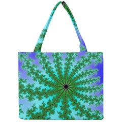 Fractal Abstract Rendering Mini Tote Bag by Pakrebo