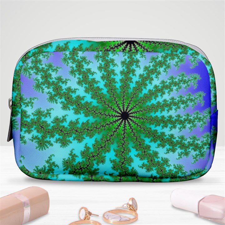 Fractal Abstract Rendering Make Up Pouch (Small)