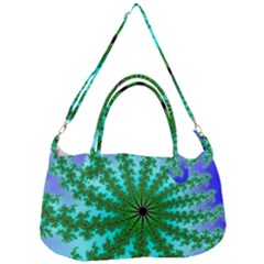 Fractal Abstract Rendering Removal Strap Handbag