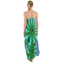 Fractal Abstract Rendering Cami Maxi Ruffle Chiffon Dress View2