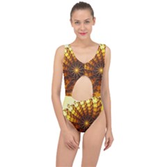 Background Colorful Graphic Design Center Cut Out Swimsuit by Pakrebo