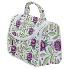 Default Texture Background Floral Satchel Handbag