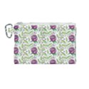 Default Texture Background Floral Canvas Cosmetic Bag (Medium) View1