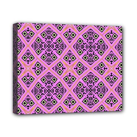 Seamless Wallpaper Geometric Pink Canvas 10  X 8  (stretched) by Pakrebo