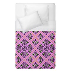 Seamless Wallpaper Geometric Pink Duvet Cover (single Size) by Pakrebo