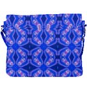 Seamless Fractal Blue Wallpaper Buckle Messenger Bag View3