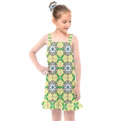 Seamless Wallpaper Digital Art Pattern Kids  Overall Dress by Pakrebo