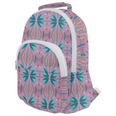 Seamless Wallpaper Pattern Rounded Multi Pocket Backpack