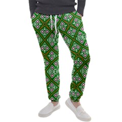 Symmetry Digital Art Pattern Green Men s Jogger Sweatpants