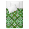 Symmetry Digital Art Pattern Green Duvet Cover Double Side (Single Size) View1