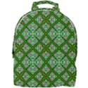 Symmetry Digital Art Pattern Green Mini Full Print Backpack View1