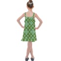 Symmetry Digital Art Pattern Green Kids  Overall Dress View2