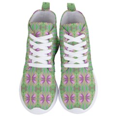 Seamless Wallpaper Pattern Ornament Pattern Art Women s Lightweight High Top Sneakers