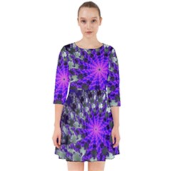 Fractal Rendering Digital Art Smock Dress