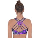 Fractal Rendering Digital Art Cross String Back Sports Bra View2