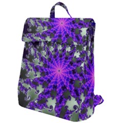 Fractal Rendering Digital Art Flap Top Backpack