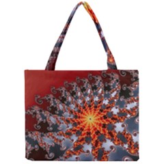 Fractal Rendering Spiral Twist Art Mini Tote Bag by Pakrebo