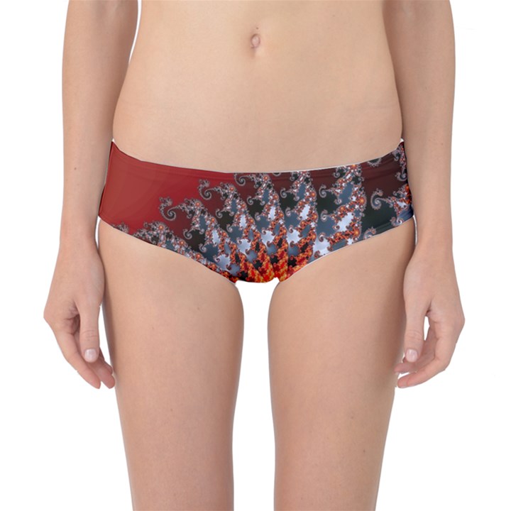 Fractal Rendering Spiral Twist Art Classic Bikini Bottoms