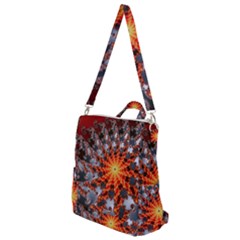 Fractal Rendering Spiral Twist Art Crossbody Backpack by Pakrebo