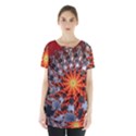 Fractal Rendering Spiral Twist Art Skirt Hem Sports Top View1