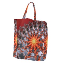 Fractal Rendering Spiral Twist Art Giant Grocery Tote by Pakrebo