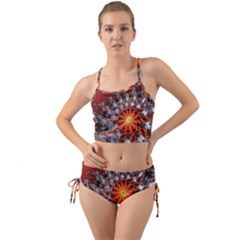 Fractal Rendering Spiral Twist Art Mini Tank Bikini Set by Pakrebo