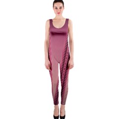 Background Pink Pattern One Piece Catsuit by Pakrebo