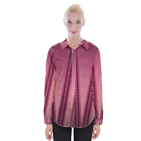 Background Pink Pattern Womens Long Sleeve Shirt by Pakrebo