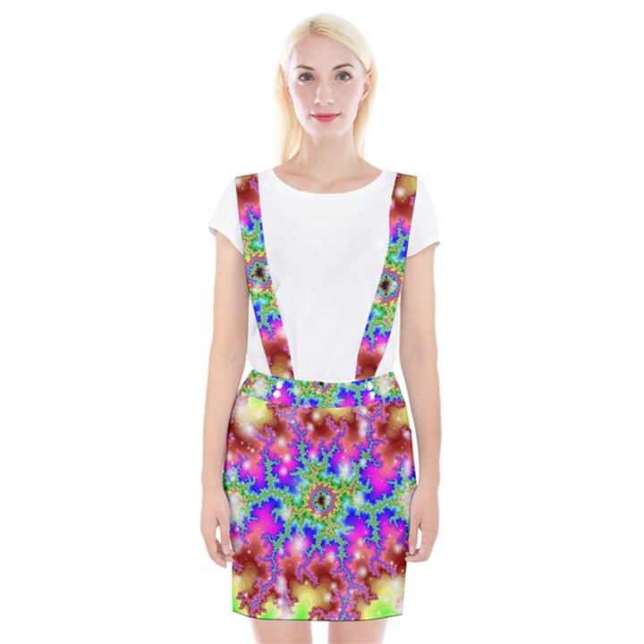 Fractals Abstraction Space Braces Suspender Skirt